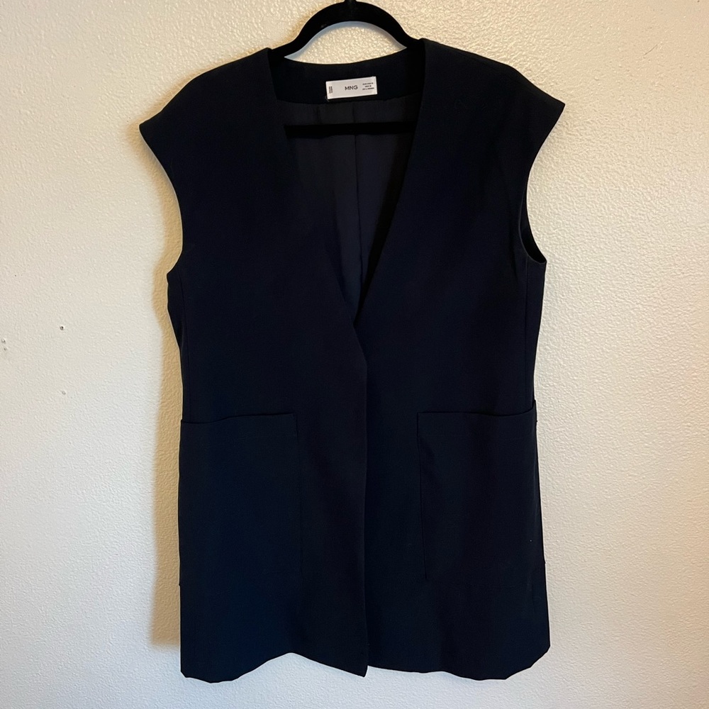 Oversized Vest With Front Pockets